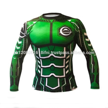 Venta caliente personalizado BJJ RASH GUARD